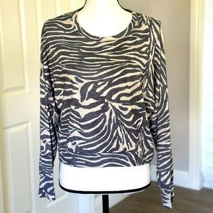 EXPRESS Zebra Print Sweater